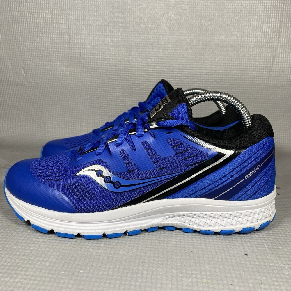 Saucony Men Size 6.5‎  Guide ISO 2 Series Everun Blue Running Shoes S71000-5
